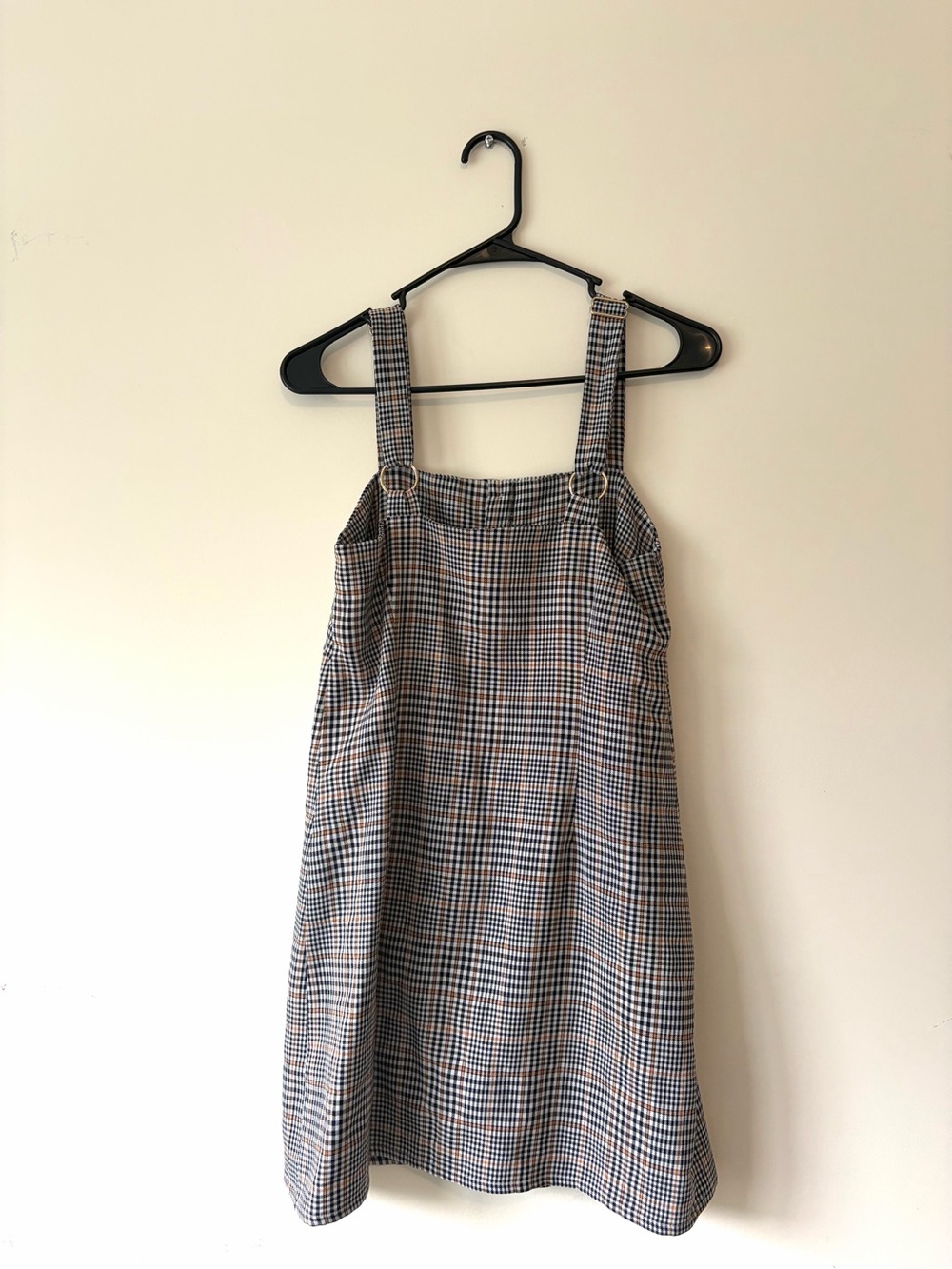 Plaid Button-Front Dress with Square Neck - Picture 11 of 13